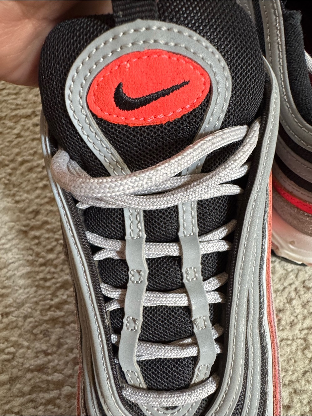 Nike Air Max 97 shoes Black gray air 97 men’s tag sneaker Running Basketball Air - Picture 6 of 10